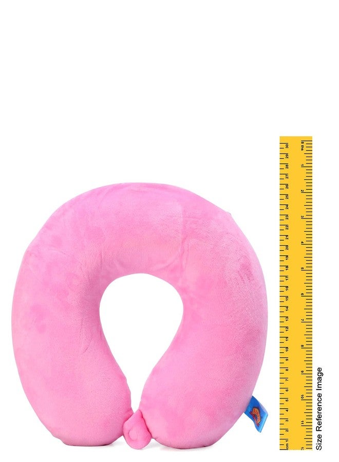Ramson Rose Pink Ultrasoft Memory Foam Neck Pillow for Travelling - Image 5